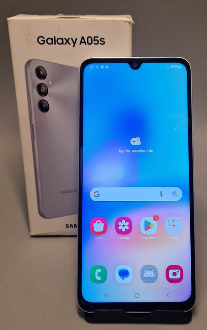 Samsung Galaxy A05s Dual Sim (4GB+64GB) Silver, Unlocked, Boxed