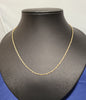 18ct Yellow Gold Rope Chain - 18" - 2.61G