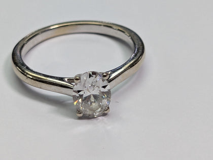 18ct White Gold Lab Grown Diamond Ring