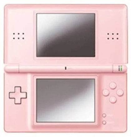 Nintendo DS Lite Console Pink & 4 Games (1 Unboxed)