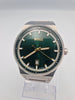 Hugo Boss candor mens green stainless steel quartz dress watch with box and extra links
