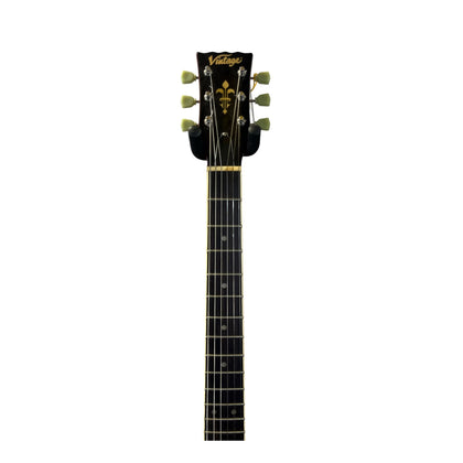 Vintage VSA500 Reissued 12-String Semi-Hollow Electric Guitar, Cherry Red