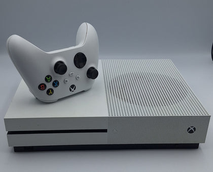 Microsoft Xbox One S 500GB White gaming console with 1 x controller and all leads unboxed