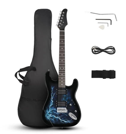 Glarry Electric Guitar Full Size Black