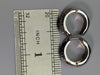 14ct White Gold Reflective Earrings