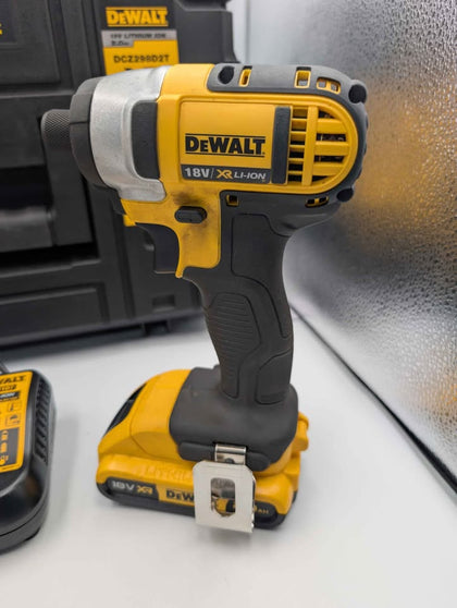 DeWalt Combi Drill & Impact Driver Kit Cordless DCZ298D2T 18V 2 x 2Ah Li-ion XR & Charger