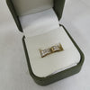 9K Yellow Gold Earrings 1.73Grams CZ STONES, (375 Hallmarked), Box Included