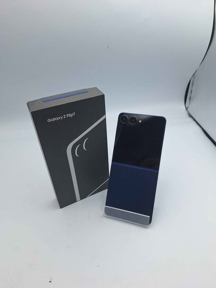 Samsung Galaxy Z Flip7 (SM-F766B) 256GB Blue Shadow – Unlocked – Boxed