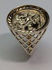 9ct Gold St George & Dragon Ring