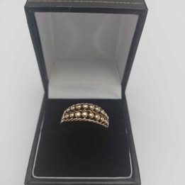 Gold Ring 9ct 375 2.7G Size T