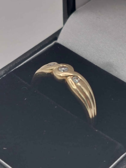 (9ct Hallmarked&Tested) 2.2g Gold Ring, Size R