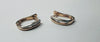 14ct Two Colour Gold Earrings