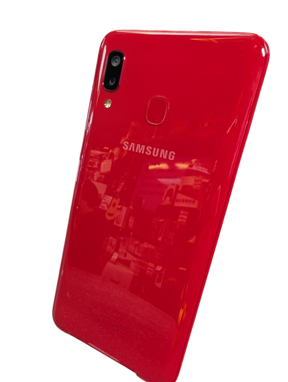 SAMSUNG A20E RED SMART MOBILE PHONE PRESTON STORE