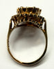 9ct yellow gold ring with mexican coin size J 1/2