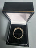 9CT White Gold Ring With Green Stones 1.6G HM Size S
