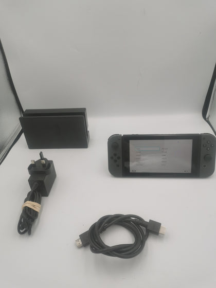 Nintendo Switch Console 32GB With grey Joycons Unboxed includes Dock and Charger
