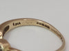 9ct Hallmarked Yellow Gold Diamond Ring - 2.3g Weight, Size N