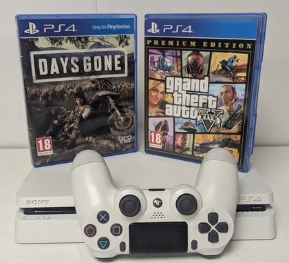 Sony PlayStation 4 Slim 500GB Console & 2 Games