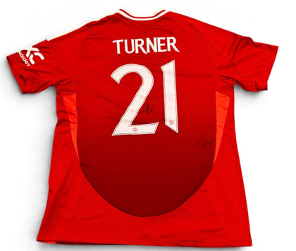 Manchester United Signed Boxed Red Football Jersey