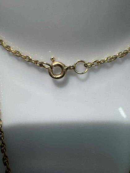 9ct gold necklace with pendant (4.54g) (19inch)