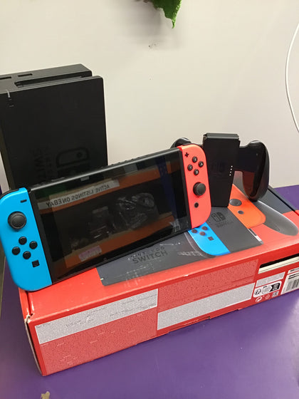Nintendo Switch Console - Neon Red/Blue BOXED