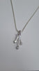 SILVER CHAIN + PENDANT 16" LEYLAND