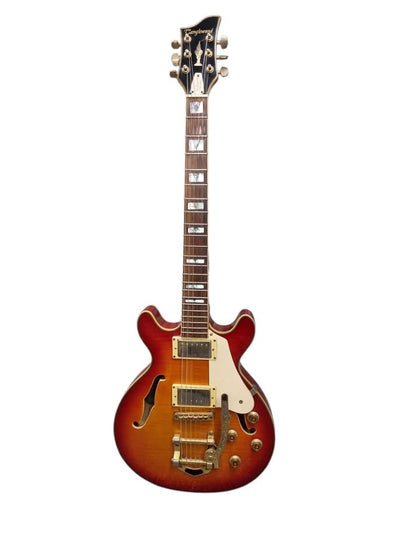 Tanglewood TSE-701 Semi Hollow 6-Stringed Electric Guitar - Sunburst