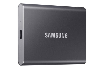 Samsung T7 Portable SSD - 2 TB - USB 3.2 Gen.2 External SSD Titanium Grey (MU-PC2T0T)