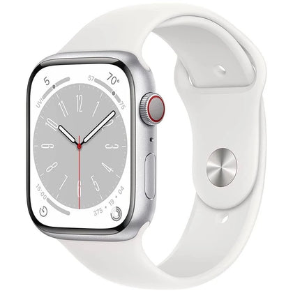 Apple Watch Series 8 [GPS + Cellular 41mm] - Silver Aluminum Case Wit