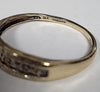 9ct Yellow Gold I Love You Ring With Clear Stones - 1.47G  - Size U - Hallmarked