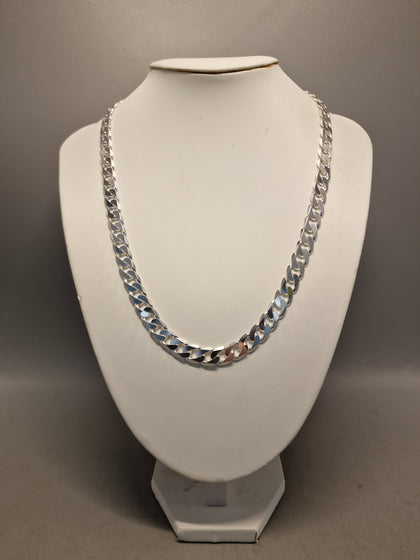 Silver Curb Necklace 925 60.0G 22'' in Length