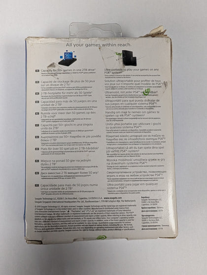 Seagate game drive 2TB external HDD