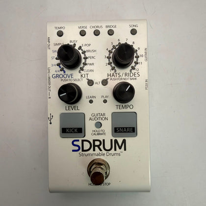 DigiTech SDrum Drum Machine Pedal BOXED with Power Supply Grade A FULLY TESTED