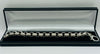 *PRE-OWNED* 925 STERLING SILVER FULLY HALLMARKED, 9'' LOOPED BELCHER STYLE BRACELET, 49.9G, BOXED