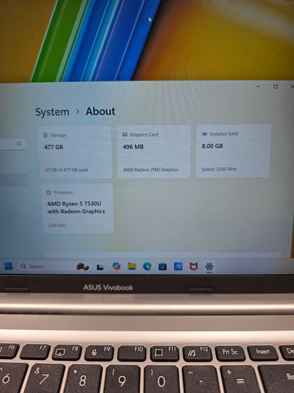 Asus Laptop VivoBook 16 M1605YA (Ryzen 5 7530U, 16GB RAM, 512GB SSD, Windows 11)
