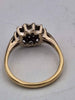 18ct Yellow Gold Diamond Cluster Ring - Size L - 3.72 Grams