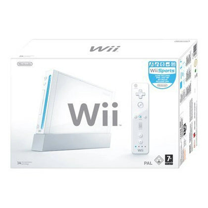 Nintendo Wii Console - White + 3 Games