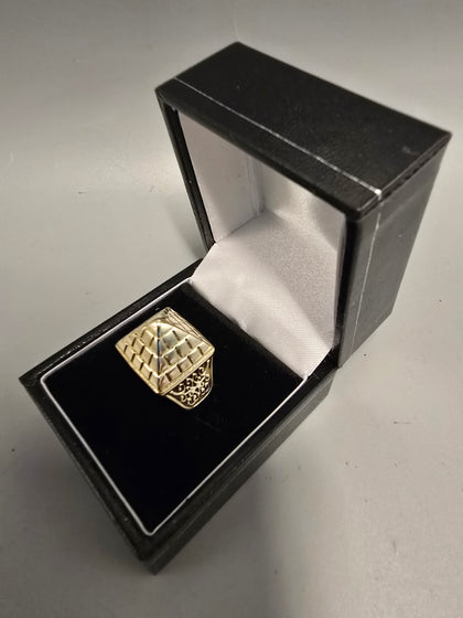 9cy Gold Ring 375 9.4G Size P