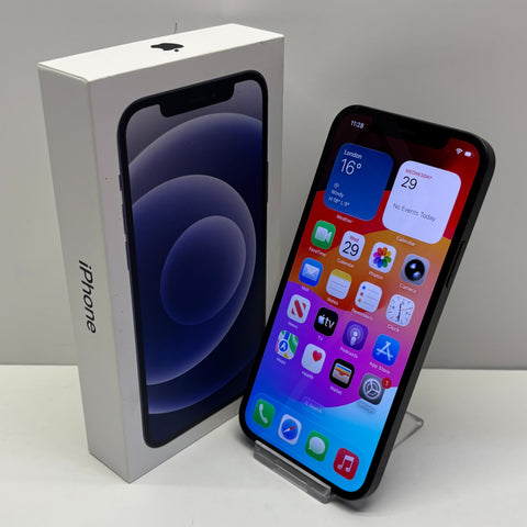 Apple iPhone 12 Unlocked Model A2403 64GB in Black Boxed