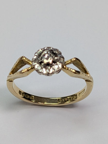 22ct gold diamond ring