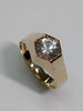 9ct Gold Ring With Extra Large Stone