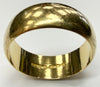 18ct yellow gold wedding band ring size T 1/2