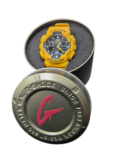 CASIO GSHOCK GA100 YELLOW