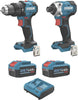 Erbauer 18V Li-Ion EXT Brushless Cordless Combi Drill & Impact Driver