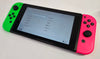 Nintendo Switch Neon Pink and Green