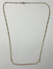 9ct gold figaro chain 21.5"