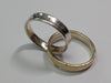 Tiffany Co 18ct Gold/Silver Interlocking Rings For Necklace