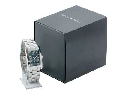 Emporio Armani AR0156 - Mens Classic Stainless Steel Designer Watch