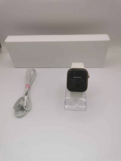 Apple Watch Series 11(GPS) Rose Gold Aluminum 42mm with white Rubber Strap Boxed