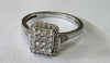 9ct White Gold Diamond Ring